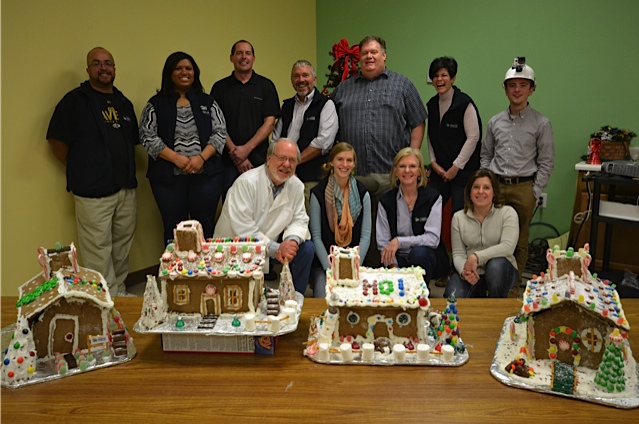 My Habitat Affiliate We also build houses out of gingerbread. 