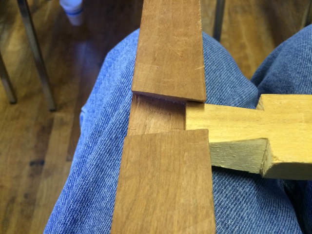 This is how the dovetail comes apart.