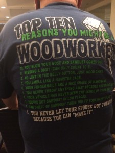 Top Ten Reasons You Might Be a Woodworker