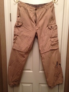 The famous Beverly cargo pants. I’d never seen so many pockets before! I never took advantage of the zip-off legs. I’m just not a “shorts kind of guy,” I suppose.