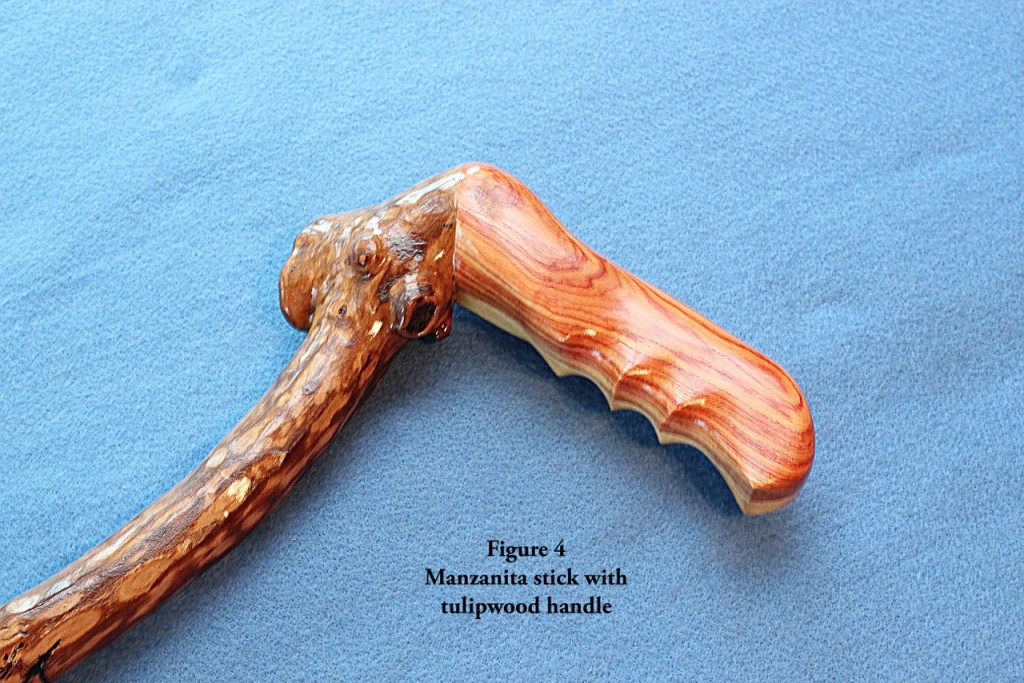 Figure 4 tulipwood handle