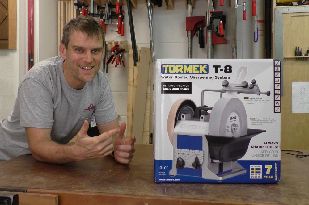 Morton and the new Tormek T-8