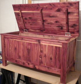 Truly a labor of love, a hope chest for our eldest granddaughter.