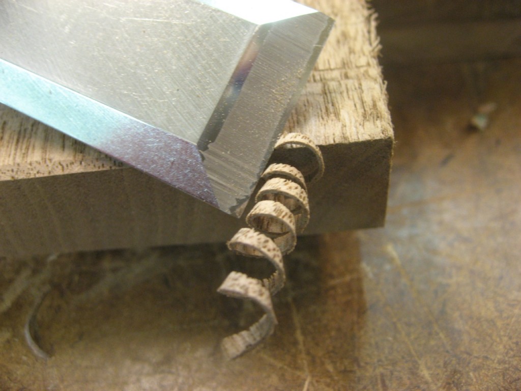 Chisel the end of the tenon