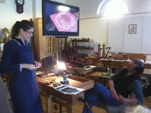 Carving with Mary May at The Woodwright's School - Woodworking Blog