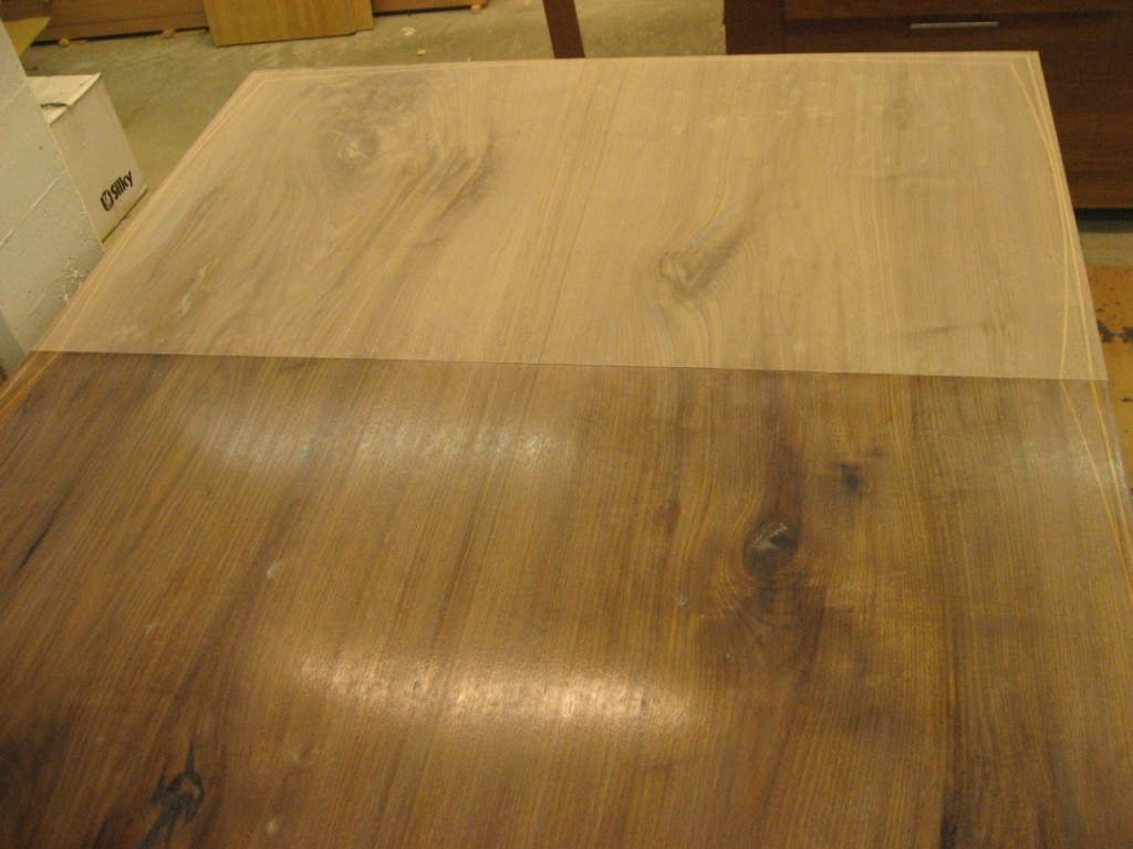 Main table done, leaf unfinished