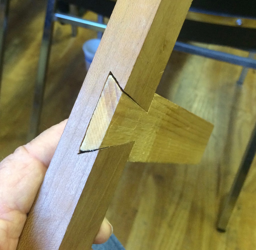 A Dovetail you cannot put together or take apart. 