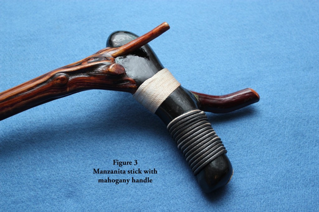 Fig 3 mahog manzanita handle