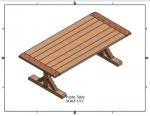Designs Explored - A Trestle Table Design Broken Down By Kevin Sullivan
